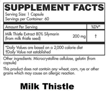 Milk Thistle 200 mg 60 caps