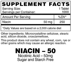 Niacin-50 1000tabs